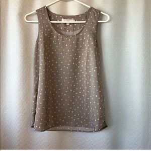 Loft sleeveless blouse